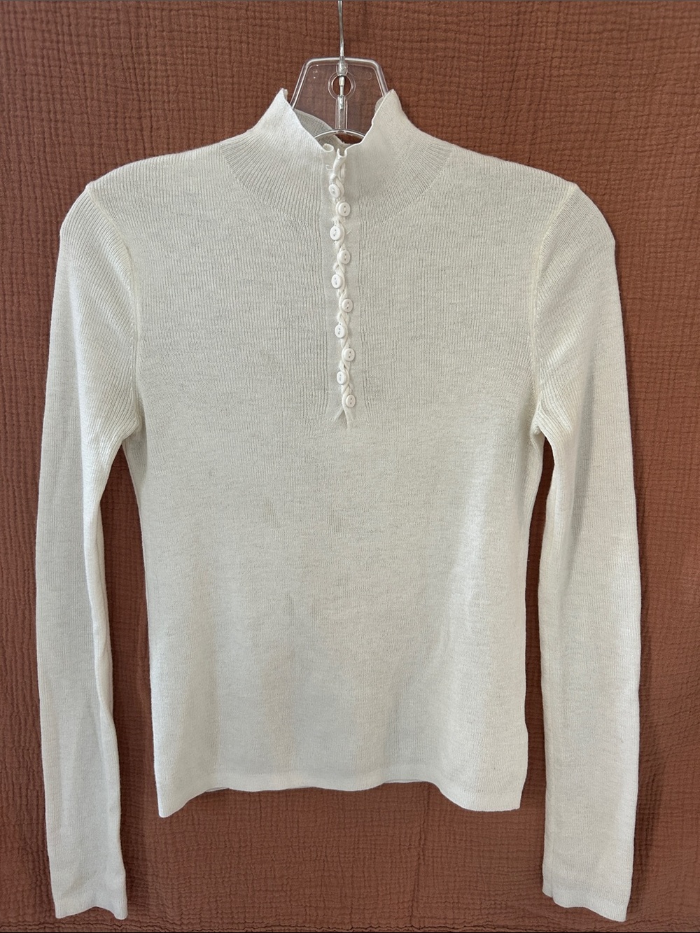 Favorite Daughter Merino Wool Mock Neck Sweater